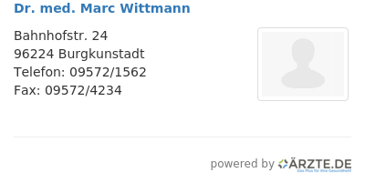 Dr med marc wittmann