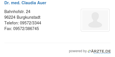Dr med claudia auer