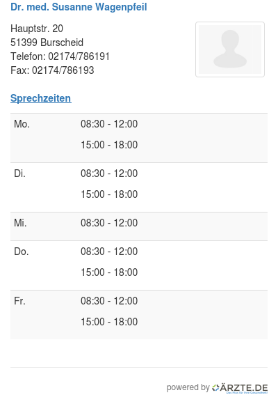 Dr med susanne wagenpfeil