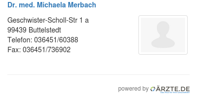 Dr med michaela merbach