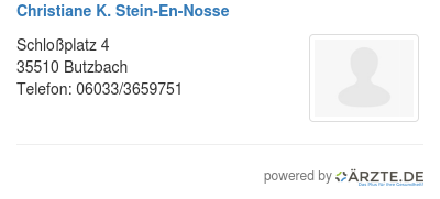Christiane k stein en nosse