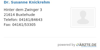 Dr susanne knickrehm