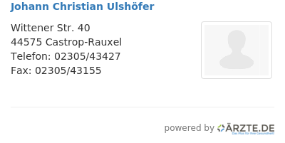 Johann christian ulshoefer