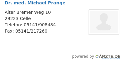 Dr med michael prange