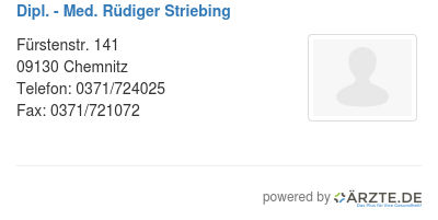 Dipl med ruediger striebing