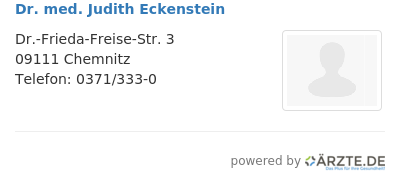 Dr med judith eckenstein