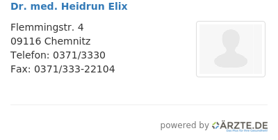 Dr med heidrun elix