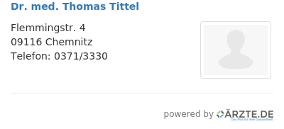 Dr med thomas tittel