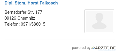 Dipl stom horst faikosch