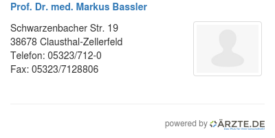 Prof dr med markus bassler 479561