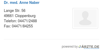 Dr med anne naber