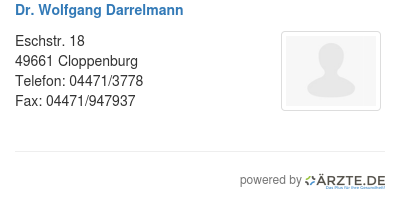 Dr wolfgang darrelmann