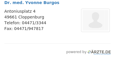 Dr med yvonne burgos