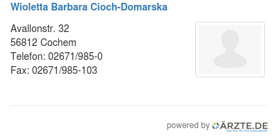 Wioletta barbara cioch domarska