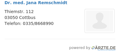 Dr med jana remschmidt 658196