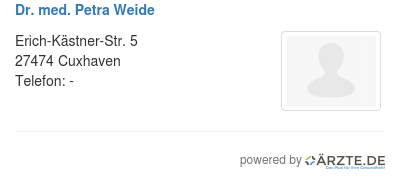 Dr med petra weide 596132