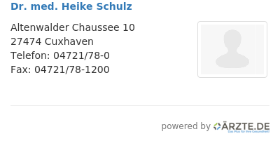 Dr med heike schulz 559927