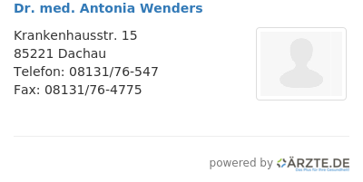 Dr med antonia wenders 666964
