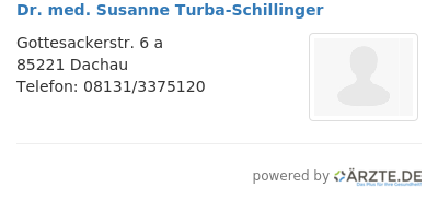 Dr med susanne turba schillinger