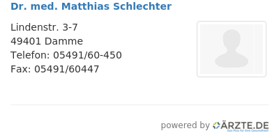 Dr med matthias schlechter 648525
