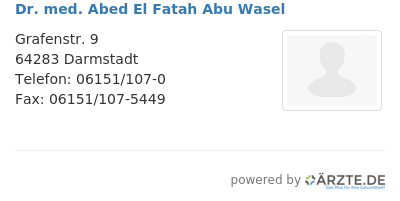 Dr med abed el fatah abu wasel