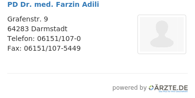 Pd dr med farzin adili