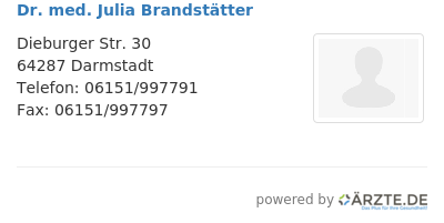 Dr med julia brandstaetter
