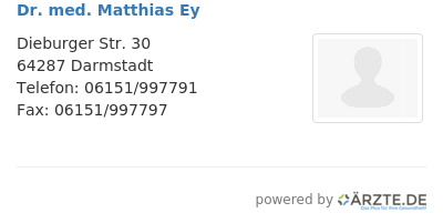 Dr med matthias ey