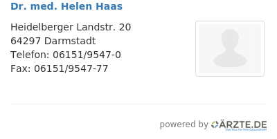 Dr med helen haas 649071