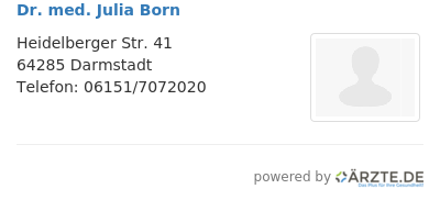 Dr med julia born 663322