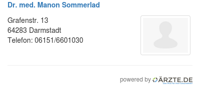 Dr med manon sommerlad