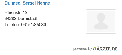 Dr med sergej henne 444578