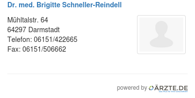 Dr med brigitte schneller reindell