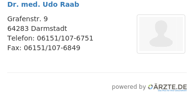 Dr med udo raab