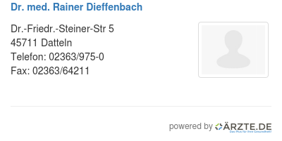 Dr med rainer dieffenbach