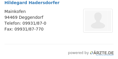Hildegard hadersdorfer