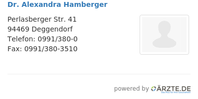 Dr alexandra hamberger