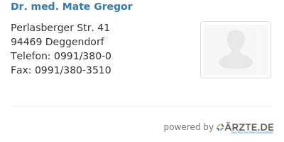 Dr med mate gregor