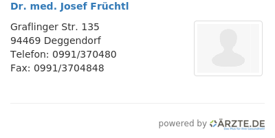 Dr med josef fruechtl
