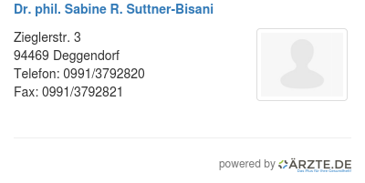 Dr phil sabine r suttner bisani