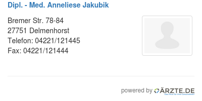 Dipl med anneliese jakubik