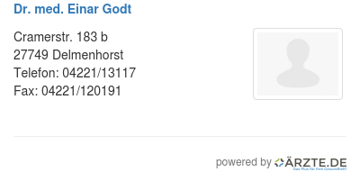 Dr med einar godt