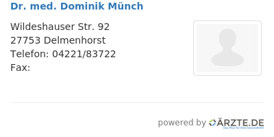 Dr med dominik muench 550665