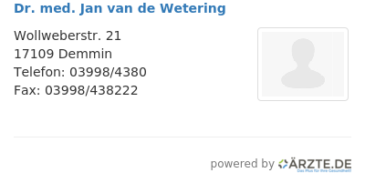 Dr med jan van de wetering 658335