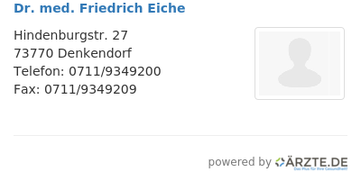 Dr med friedrich eiche