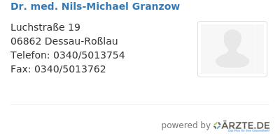 Dr med nils michael granzow