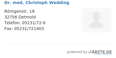 Dr med christoph wedding 657195