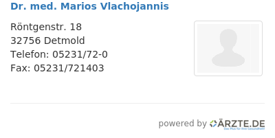Dr med marios vlachojannis