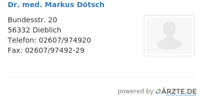 Dr med markus doetsch