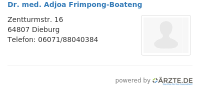 Dr med adjoa frimpong boateng